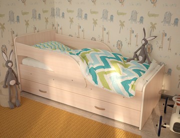 Кровать с бортиками ТМК Максимка, цвет Млечный дуб в Махачкале