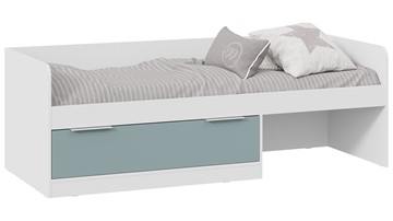 Кровать в детскую Марли Тип 1 (Белый/Серо-голубой) в Махачкале