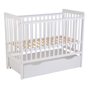 Кроватка для новорожденных POLINI Kids Simple 310-03 Белый в Махачкале