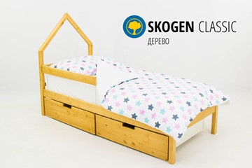 Детская кровать-домик мини Skogen дерево в Махачкале