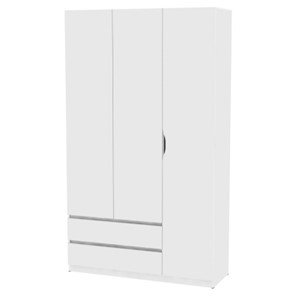 Шкаф 3-х дверный Мальта H217, Белый в Махачкале