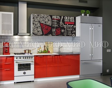 Кухонный гарнитур фотопечать Пицца 1,8 в Махачкале