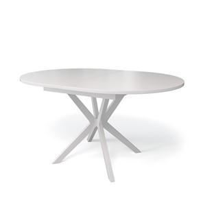 Раздвижной стол Kenner B1300 (Белый/Стекло белое сатин) в Махачкале
