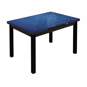 Обеденный раздвижной стол Шанхай исп.1 металл. крашенные №21 (Exclusive h129/черный) в Махачкале