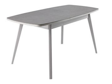 Кухонный стол раздвижной Артктур, Керамика, grigio серый, 51 диагональные массив серый в Махачкале