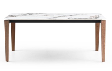 Керамический кухонный стол DT8843CW (180) белый мрамор  керамика в Махачкале