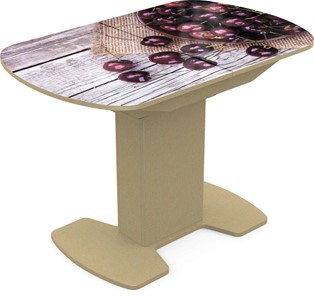 Обеденный раздвижной стол Корсика исп. 1 Фотопечать (Фрукты №29) 1100(1415)*700 в Махачкале