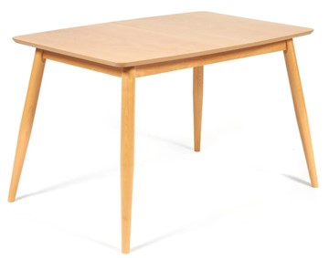 Кухонный стол раскладной Pavillion (Павильон) бук/мдф 80x120+40x75, Натуральный арт.13982 в Махачкале