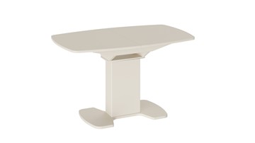 Стеклянный обеденный стол Портофино (СМ(ТД)-105.02.11(1)), цвет Бежевое/Стекло бежевое матовое LUX в Махачкале