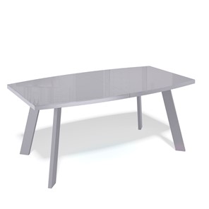Стеклянный обеденный стол SL1600 (серый/стекло серое глянец) в Махачкале
