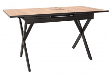 Кухонный стол раздвижной Стайл № 11 (1100/1500*700 мм.) столешница пластик, форма Флан, с механизмом бабочка в Махачкале