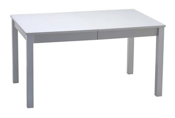 Кухонный раздвижной стол Нагано-2 стекло белое opti (хром-лак) 1 в Махачкале