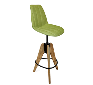 Барный стул SHT-ST29-C1/S92 (оливковый/брашированный коричневый/черный муар) в Махачкале