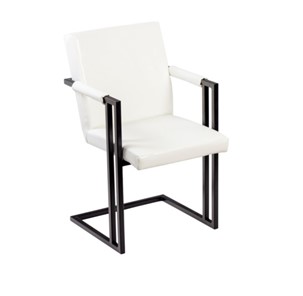 Обеденный стул Бруно, Черный/Аттика белый в Махачкале