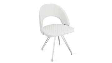Обеденный стул Гэтсби К4 (Белый матовый/Кож.зам Polo White) в Махачкале