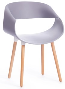 Обеденный стул QXX (mod. C1058) 54х56х78 серый 024 /натуральный арт.15194 в Махачкале