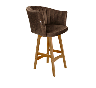 Полубарный стул SHT-ST42-1 / SHT-S65-1 (кофейный трюфель/светлый орех) в Махачкале