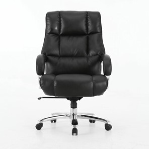 Офисное кресло Brabix Premium Bomer HD-007 (рециклированная кожа, хром, черное) 531939 в Махачкале