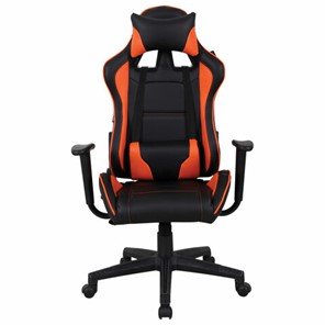 Офисное кресло Brabix GT Racer GM-100 (две подушки, экокожа, черное/оранжевое) 531925 в Махачкале