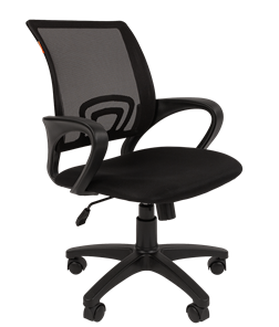Офисное кресло CHAIRMAN 696 black Сетчатый акрил DW62 черный в Махачкале