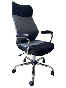 Кресло офисное C168 черный/серый в Махачкале