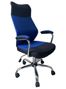 Офисное кресло C168 черный/синий в Махачкале