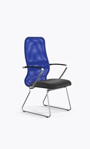 Кресло офисное Метта Ergolife Sit 8 B2-9K - X1+Extra (Синий-Черный) в Махачкале