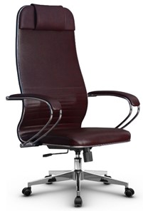 Кресло офисное Metta L 1m 38K2/K топган, нижняя часть 17834 бордовый в Махачкале