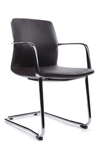 Кресло для офиса Plaza-SF (FK004-С11), темно-коричневый в Махачкале