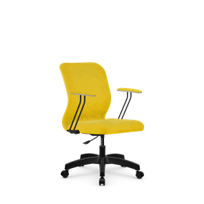 Кресло офисное SU-Mr-4/подл.079/осн.005 желтый в Махачкале