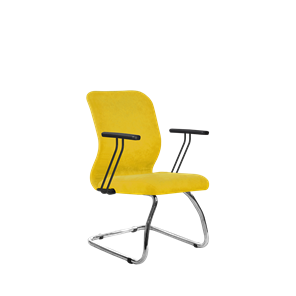 Кресло компьютерное SU-Mr-4/подл.109/осн.007 желтый в Махачкале