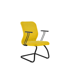 Кресло компьютерное SU-Mr-4/подл.110/осн.008 желтый в Махачкале
