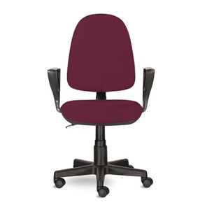 Офисное кресло Brabix Prestige Ergo MG-311 (регулируемая эргономичная спинка, ткань, бордовое) 532422 в Махачкале