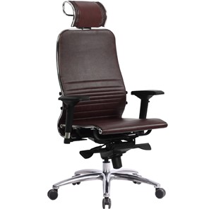 Офисное кресло Samurai K-3.04 темно-бордовый в Махачкале