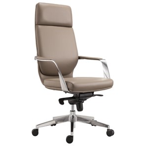 Офисное кресло BRABIX PREMIUM "Resonance EX-755", мультиблок, алюминий, экокожа, бежевое, 532487 в Махачкале
