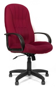 Кресло компьютерное CHAIRMAN 685, ткань TW 13, цвет бордо в Махачкале