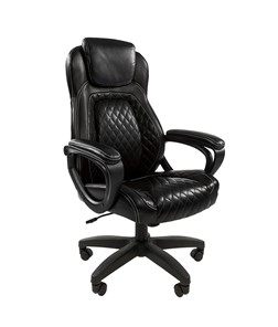 Кресло CHAIRMAN 432, экокожа, цвет черный в Махачкале