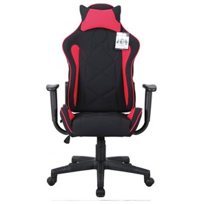 Кресло офисное Brabix GT Racer GM-100 (подушка, ткань, черное/красное) 531820 в Махачкале