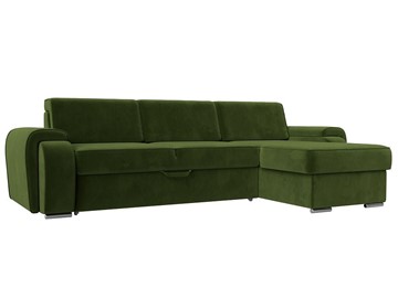 Угловой диван Лига-025, Зеленый (Микровельвет) в Махачкале