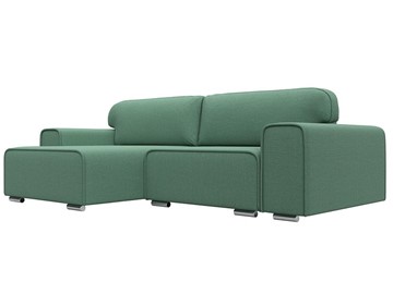 Угловой раскладной диван Лига-029, Амур зеленый (Рогожка) в Махачкале
