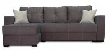 Угловой диван Fashion soft 210 (Uno grey + Brix latte) в Махачкале