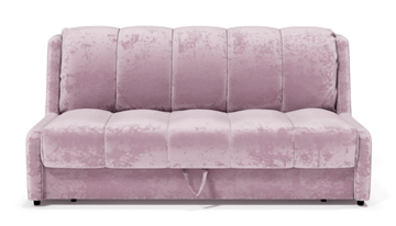 Прямой диван Аккордеон-Кровать 1,55 с каретной утяжкой, полоска (ППУ) в Махачкале