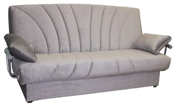 Прямой диван Hit-Divan Рио с металлическими подлокотниками в Махачкале