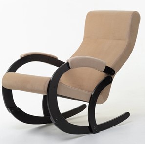 Кресло-качалка Корсика, ткань Amigo Beige 34-Т-AB в Махачкале
