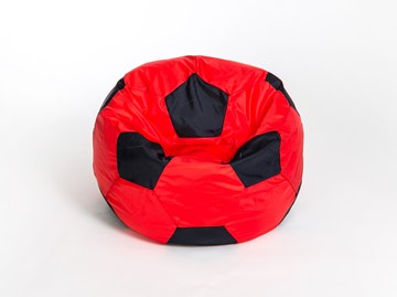 Кресло-мешок Мяч большой, красно-черный в Махачкале