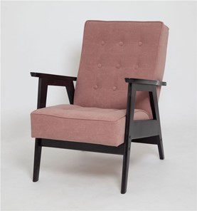 Кресло Ретро (венге / RS 12 - розовый) в Махачкале