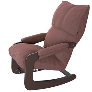 Кресло Трансформер Амадео ВСК №81 (каркас венге, сиденье коричнево-розовое) в Махачкале