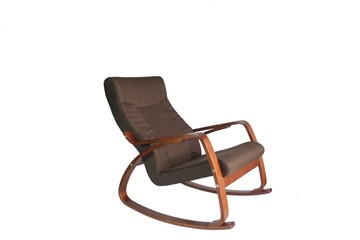 Кресло-качалка Женева, ткань шоколад в Махачкале