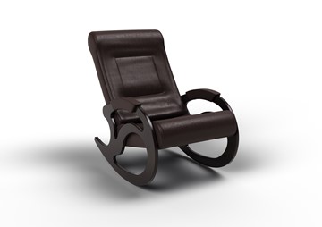 Кресло-качалка Вилла, экокожа венге 11-К-В в Махачкале
