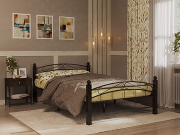 Кровать в спальню Гарда 15, 160х200, черная в Махачкале